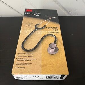 3M Littmann Lightweight II S.E. Stethoscope - Black and Silver